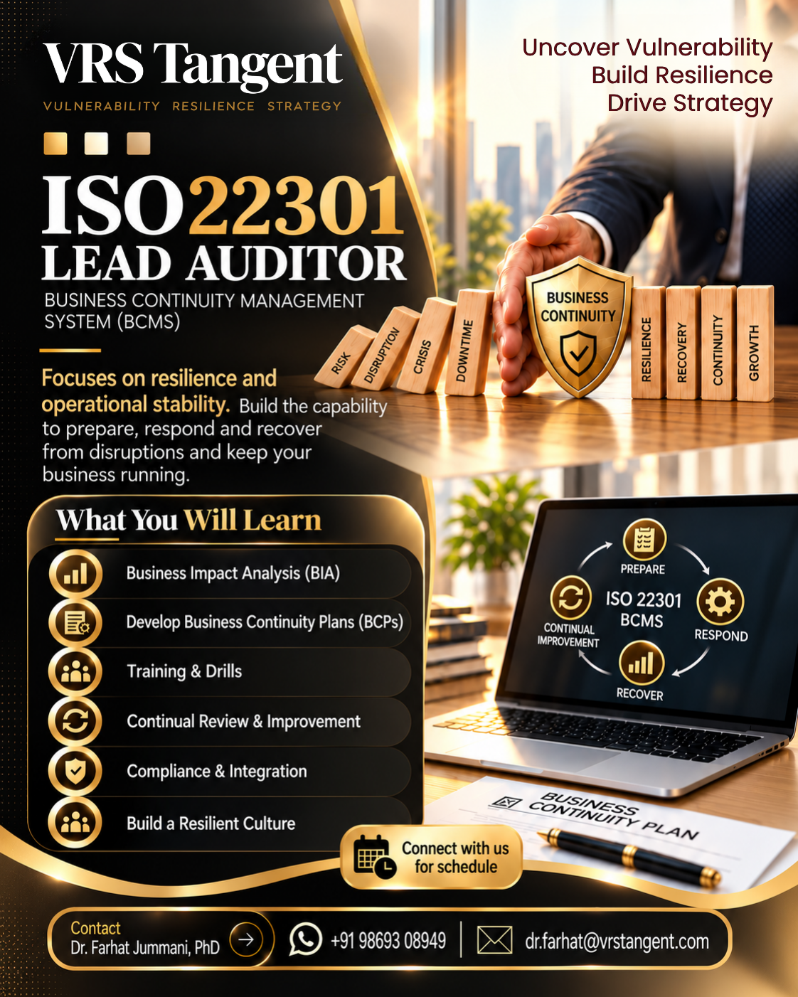 ISO 22301:2019  Lead Auditor