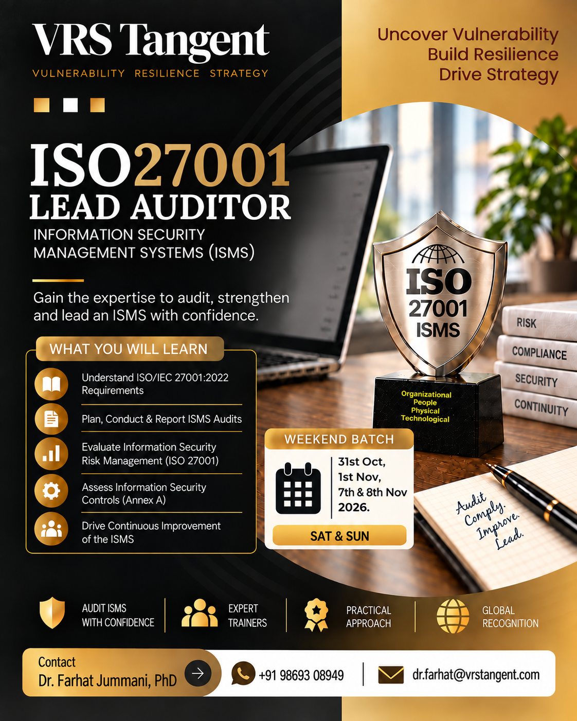 ISO 27001:2022 Lead Auditor